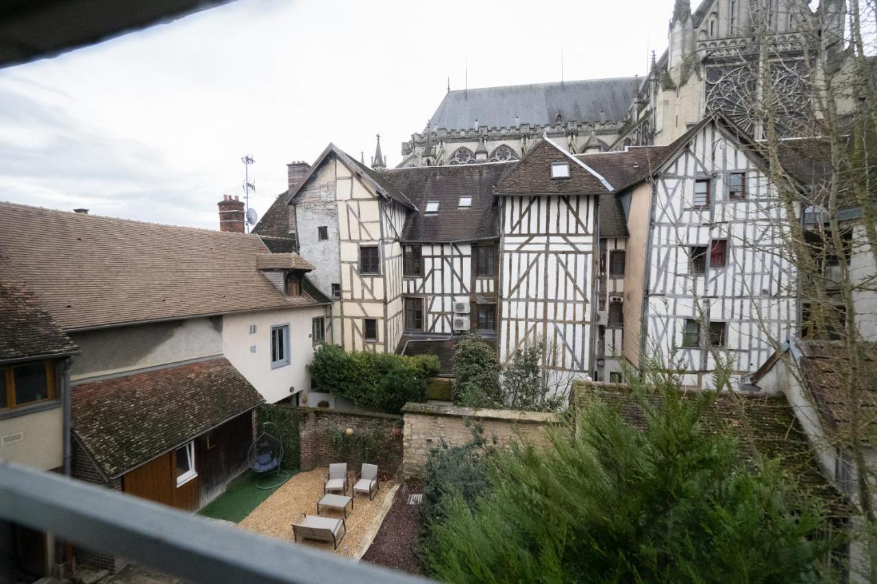 トロワLes Cieux De La Cathedrale - Calme - Jardin - Wifiアパートメント エクステリア 写真